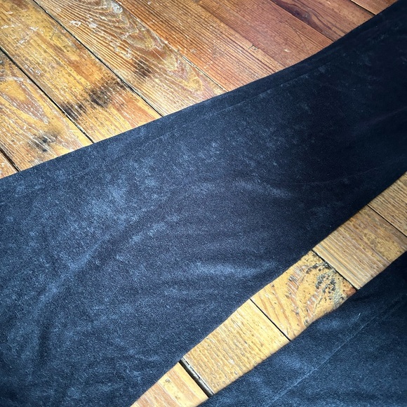 Dolls Kill Black Velvet Flare Pants - Picture 2 of 2